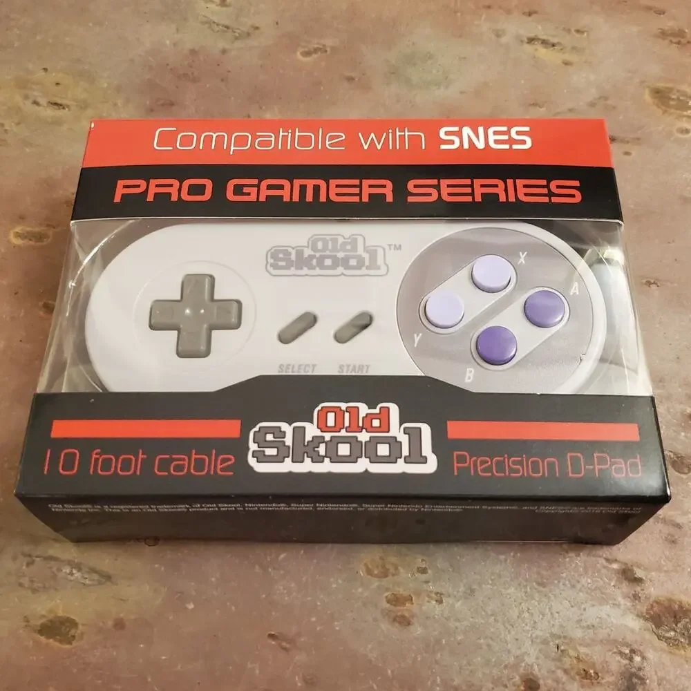 Super NES Controller w/ 10-FT Cord (NEW) - Super NES - Pro Gamer Series